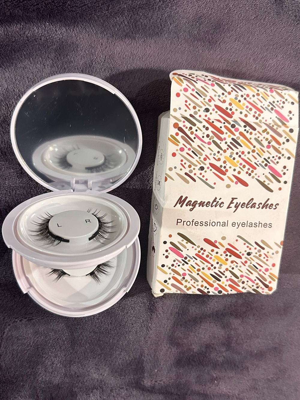 Magnetic Eyelashes Set - Black Magnetic Lashes with Compact Case